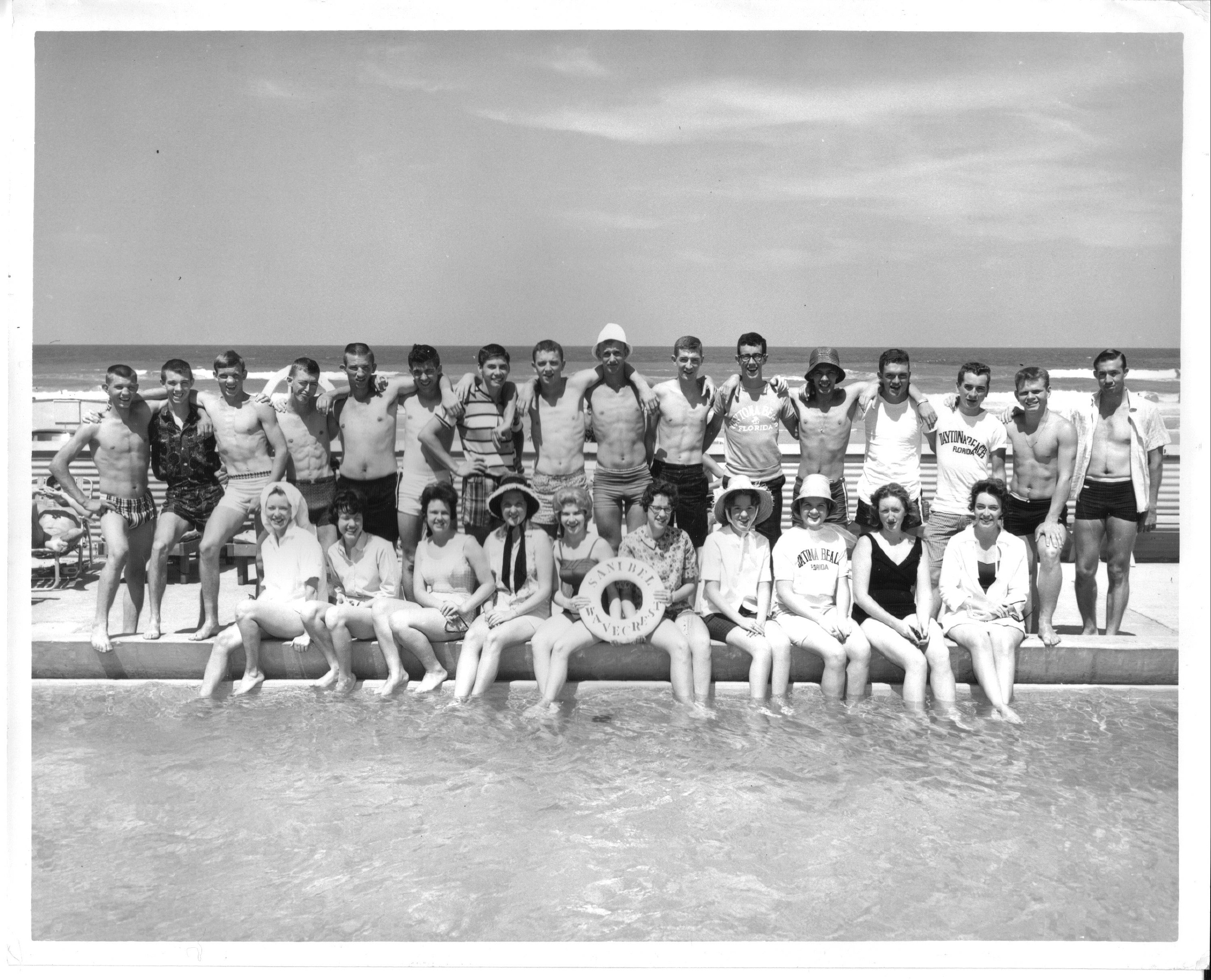 In Florida for our class graduation trip.